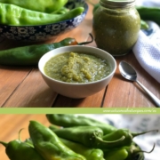 Salsa de Chile Verde Hatch Asado ahora que es la temporada del chile verde hatch