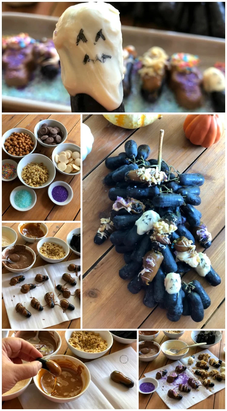 Cómo preparar las uvas escalofriantes para el Halloween Cómo preparar las uvas escalofriantes para el Halloween