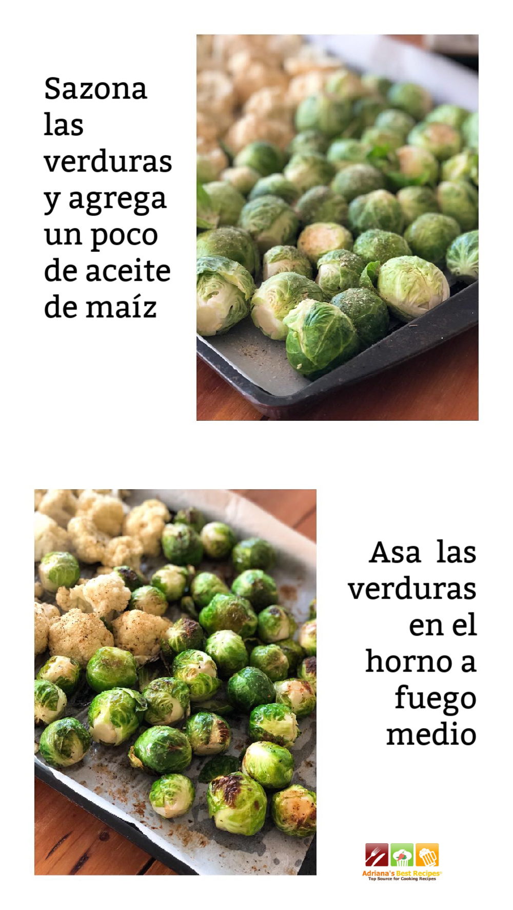 Cocinando las verduras asadas en el horno