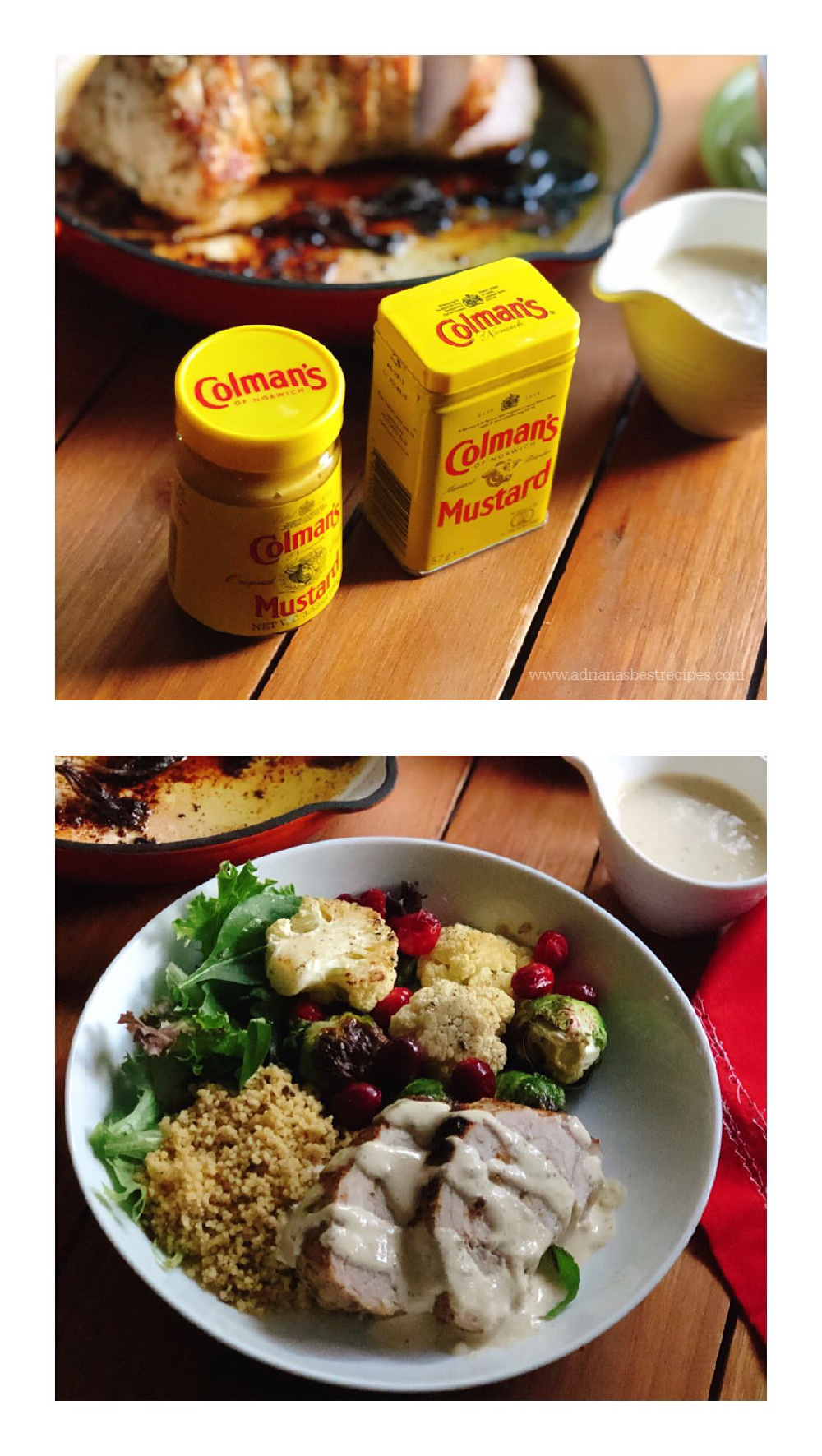 Cocinando con Colmans Spicy Mustard