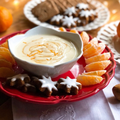 Delightful ricotta clementine dip