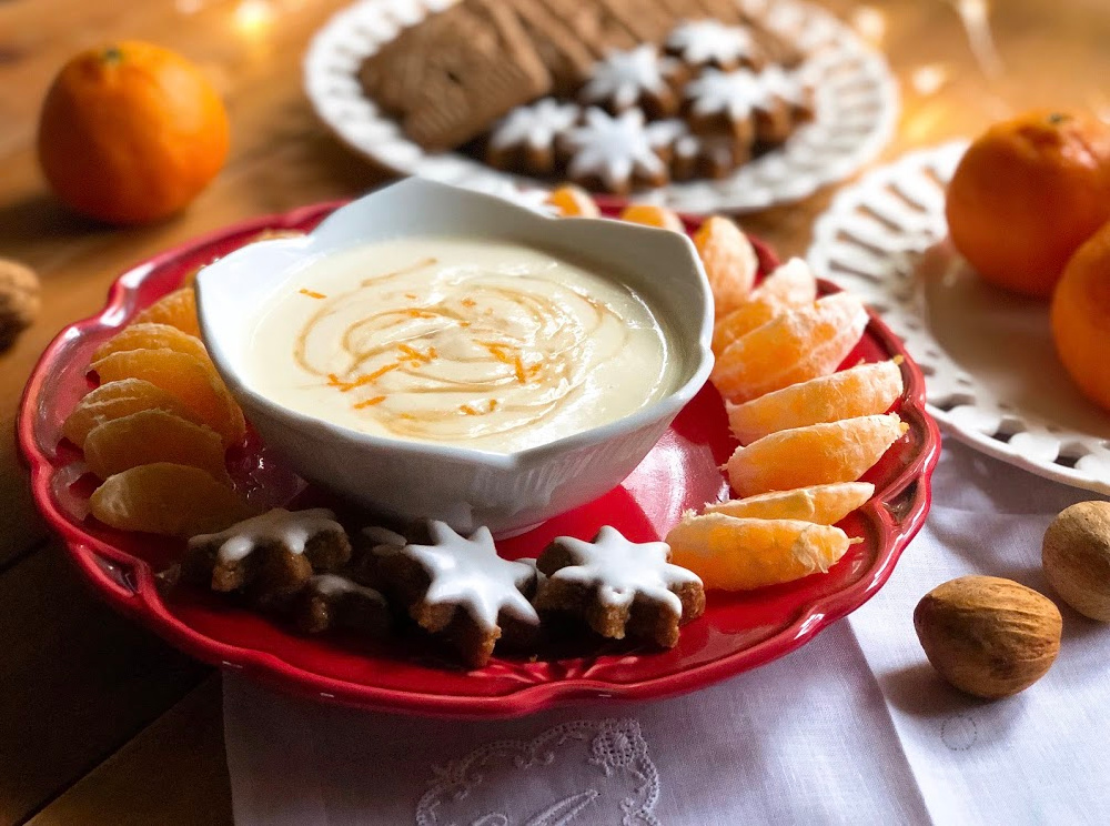 Delightful ricotta clementine dip