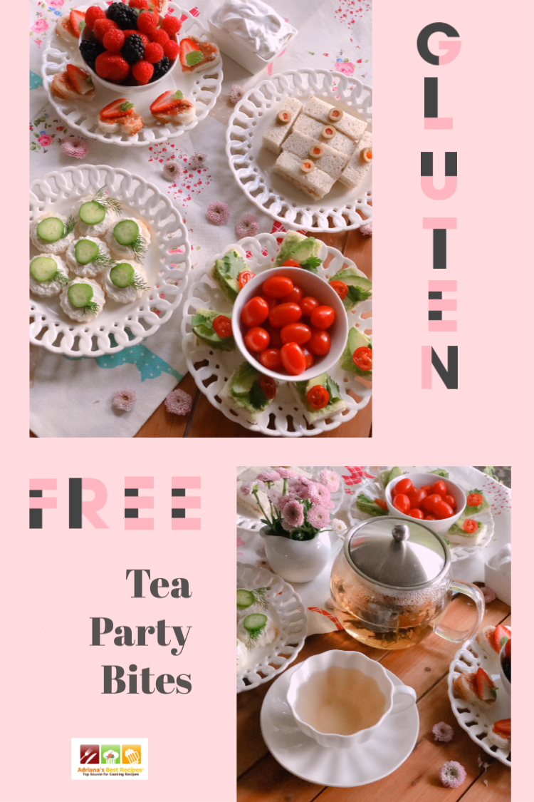 Gluten Free Tea Party Bites - Adriana's Best Recipes