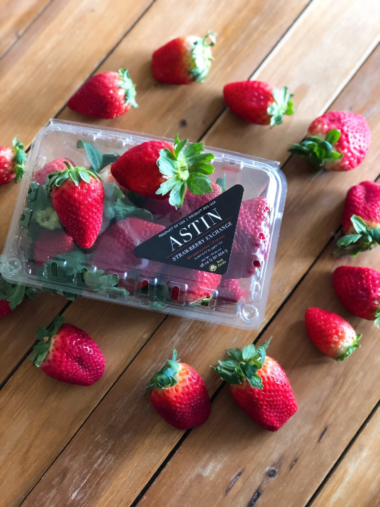 Look for Florida Strawberries which have the Fresh From Florida Label