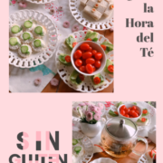 Menu para la hora del te sin gluten