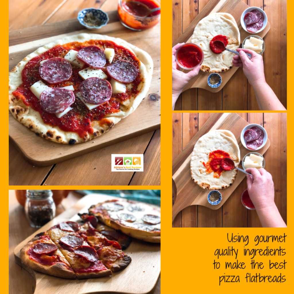 How to make the European Cold Cuts Pizza Flatbreads