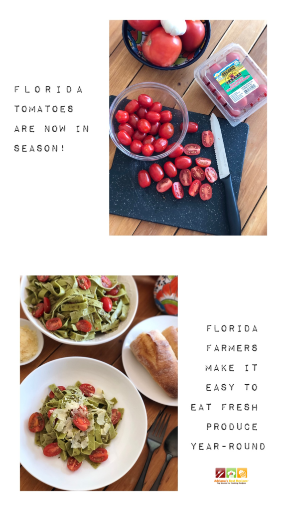 Making the Florida Tomatoes Green Fettuccine