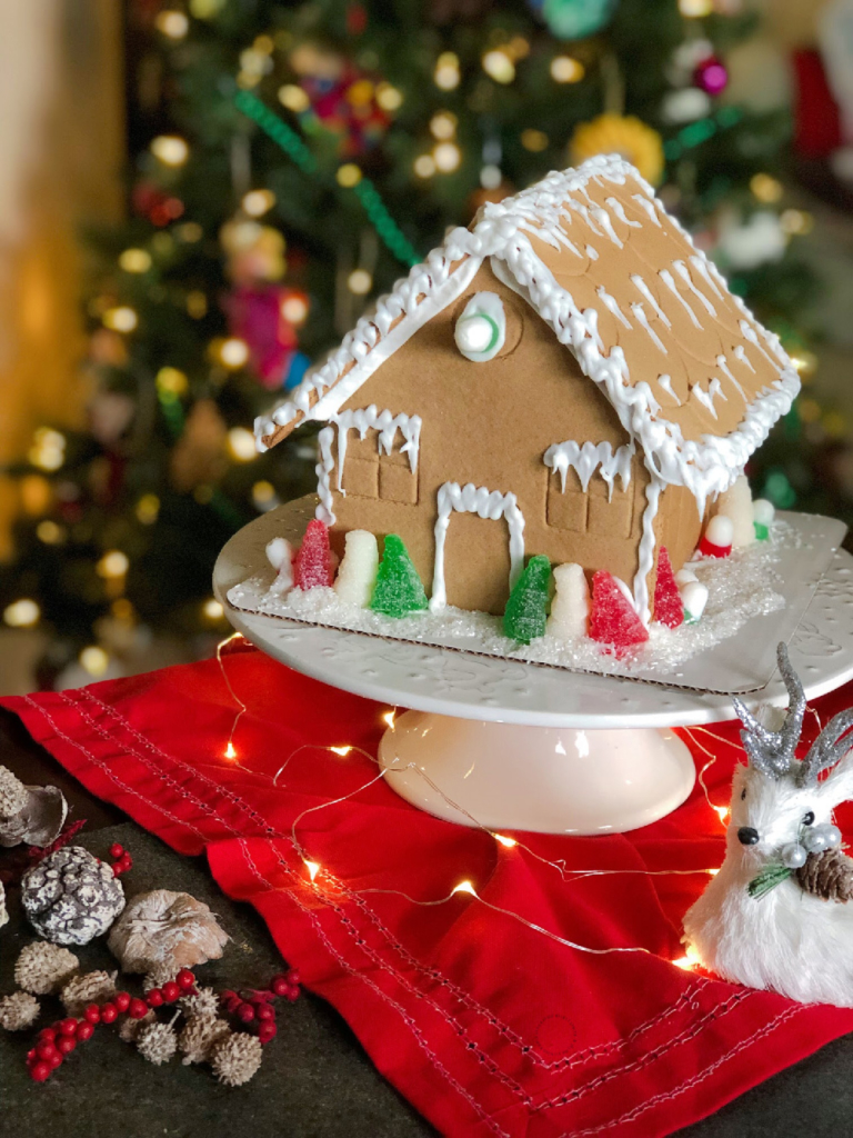 Sharing the tradition of Gingerbread Houses decorating