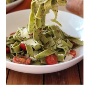 The Florida Tomatoes Green Fettuccine is ready in less than 20 minutes