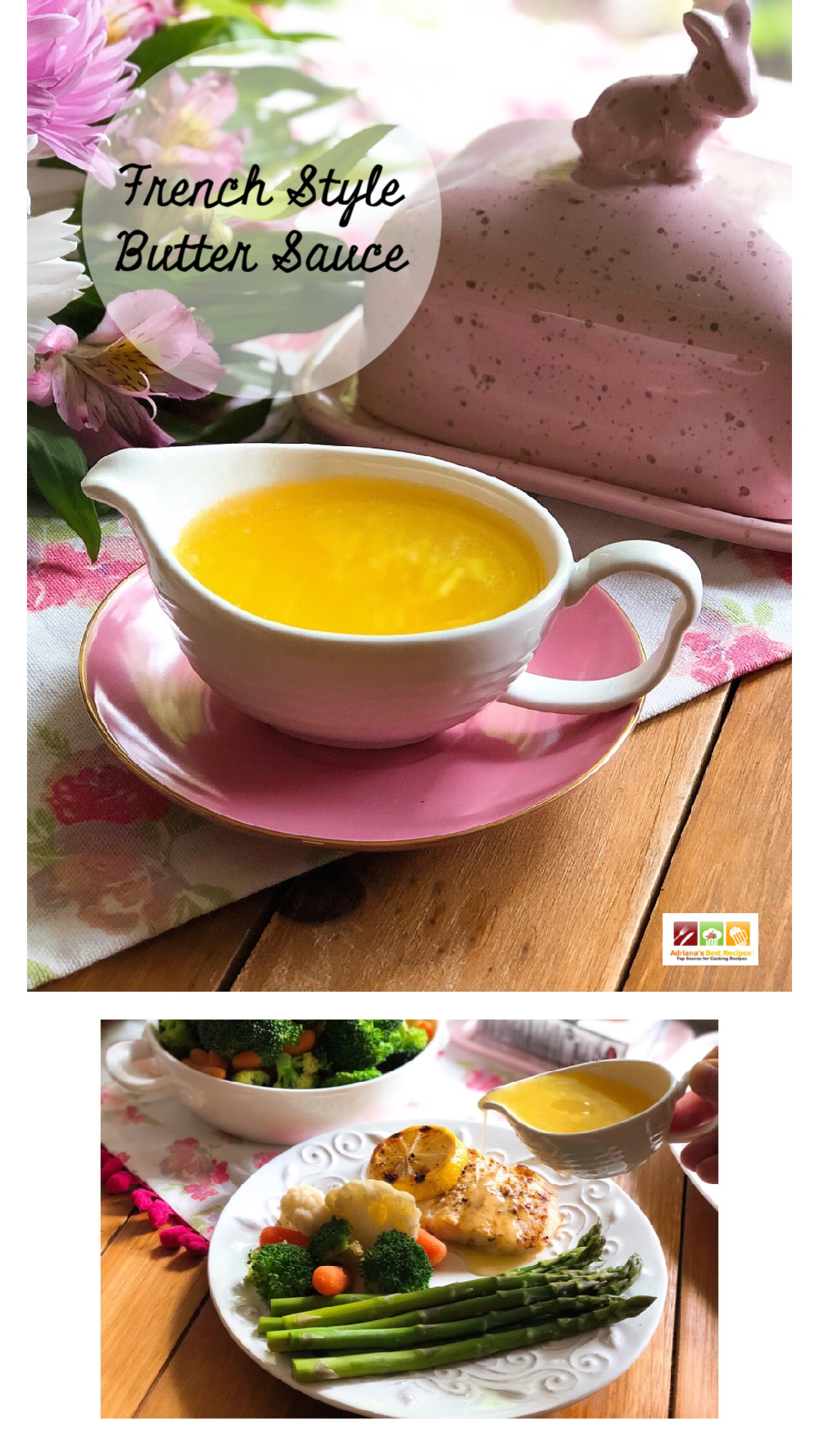 French Style Butter Sauce or Beurre Blanc Adriana's Best Recipes