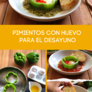 Pimientos con Huevo para el Desayuno inspirados en los huevos rancheros