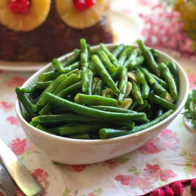 Esta es la mejor receta de judías verdes o ejotes. Una guarnición nutritiva y perfecta para el festín de Pascua