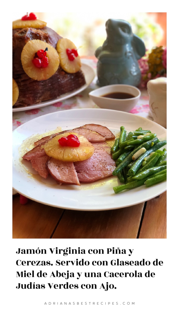 Jamón con y Cerezas - Adriana's Recipes