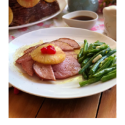 We invite you to make the Virginia ham and serve it in yoru upcoming Easter feast. It is simple and served with green beans.