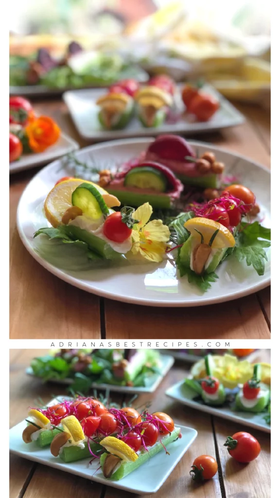 It is incredible what fresh produce can do to bring the garden to our table. Beautiful colors and even edible flowers.
