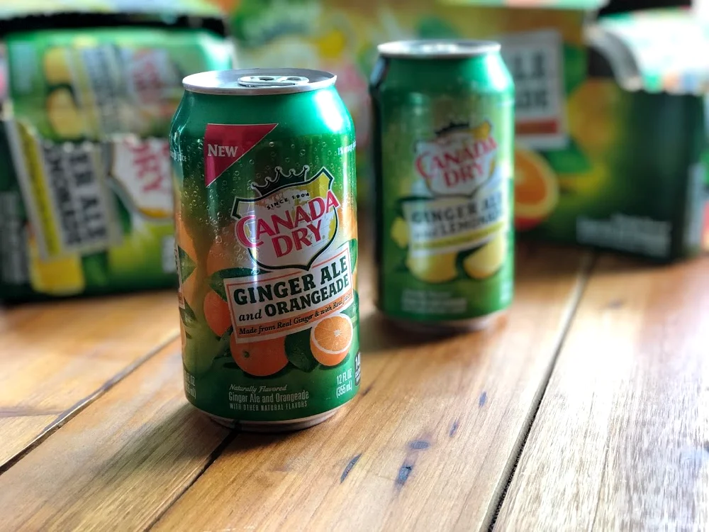 Canada Dry Ginger Ale with Lemonade and Orangeade is a twist on a relaxing favorite. Perfect to upgrade your summer.