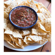 Make this easy Mexican salsa restaurant style, and enjoy with your meals or as an appetizer with chips. A simple recipe that you need in your recipe box. We are sure it will become a favorite sauce to garnish a lot with your Mexican inspired dishes.