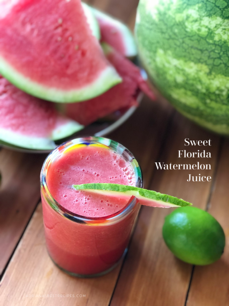 Refreshing watermelon juice to cheer for the summer