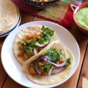 Vegan Picadillo Tacos with Kohlrabi
