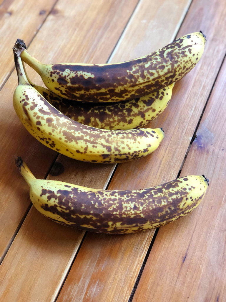 These are ripe bananas that typically would go to waste