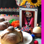 The Mexican sweet bread is a classic for Day of the Dead. This bread is sweet and aromatic. Soft and tender — pairs well with atole, coffee, or hot chocolate. We are following the classic recipe using quality ingredients, fresh eggs, orange blossom water, orange zest, and sugar.