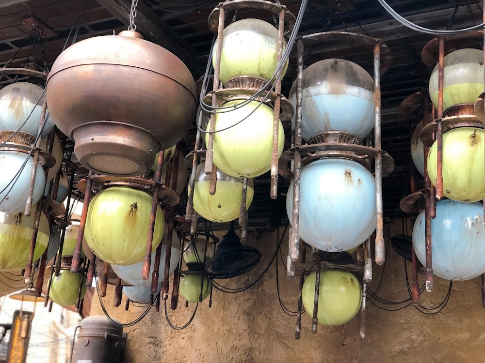 The Milk Stand at Star Wars: Galaxy's Edge sells both green and blue milk kid friendly and adult versions too.