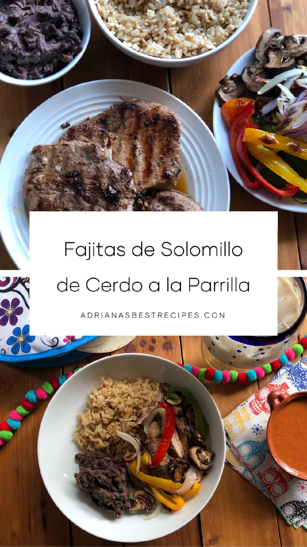 Nuestro menú del Cinco de Mayo incluye unas exquisitas fajitas de solomillo de cerdo a la parrilla, además de unas sabrosas quesadillas de fajitas de cerdo para los que prefieren antojitos que se comen con las manos. Ambos platillos son simples y requieren de ingredientes sencillos, verduras de temporada, condimentos y especias típicas mexicanas.