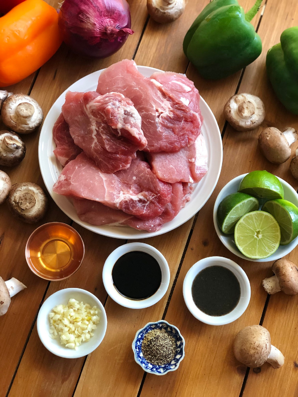 Skillet Pork Sirloin Fajitas Bowl Adriana's Best Recipes