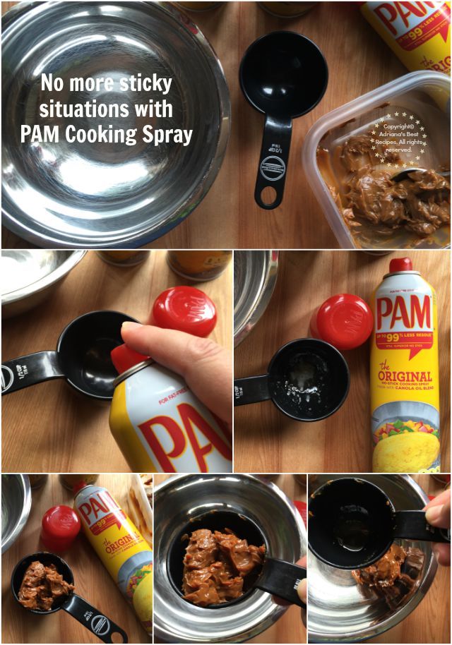 Uno de mis tips de cocina favoritos, usa PAM Cooking Spray en la taza de medir!