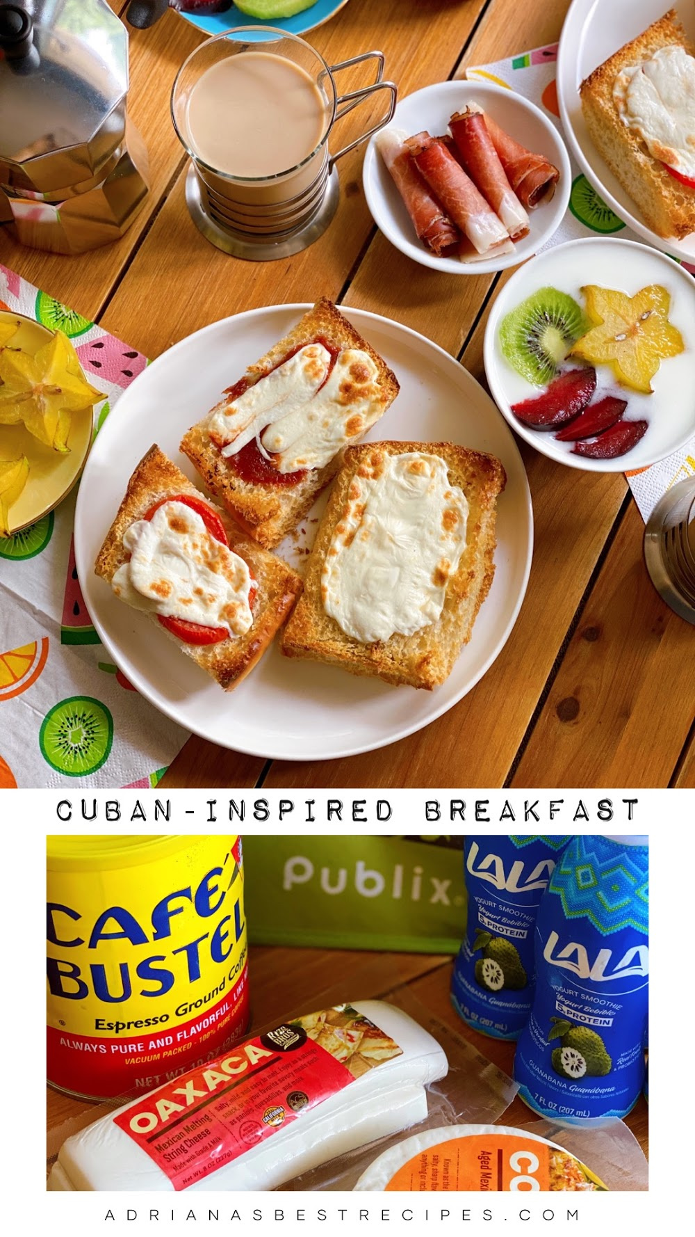 Tasty Cuban inspired breakfast with ingredients found at Publix