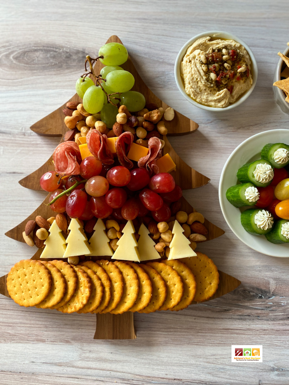 A holiday charcuterie board for small gatherings