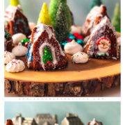 Edible Christmas Village with Apple Cupcakes