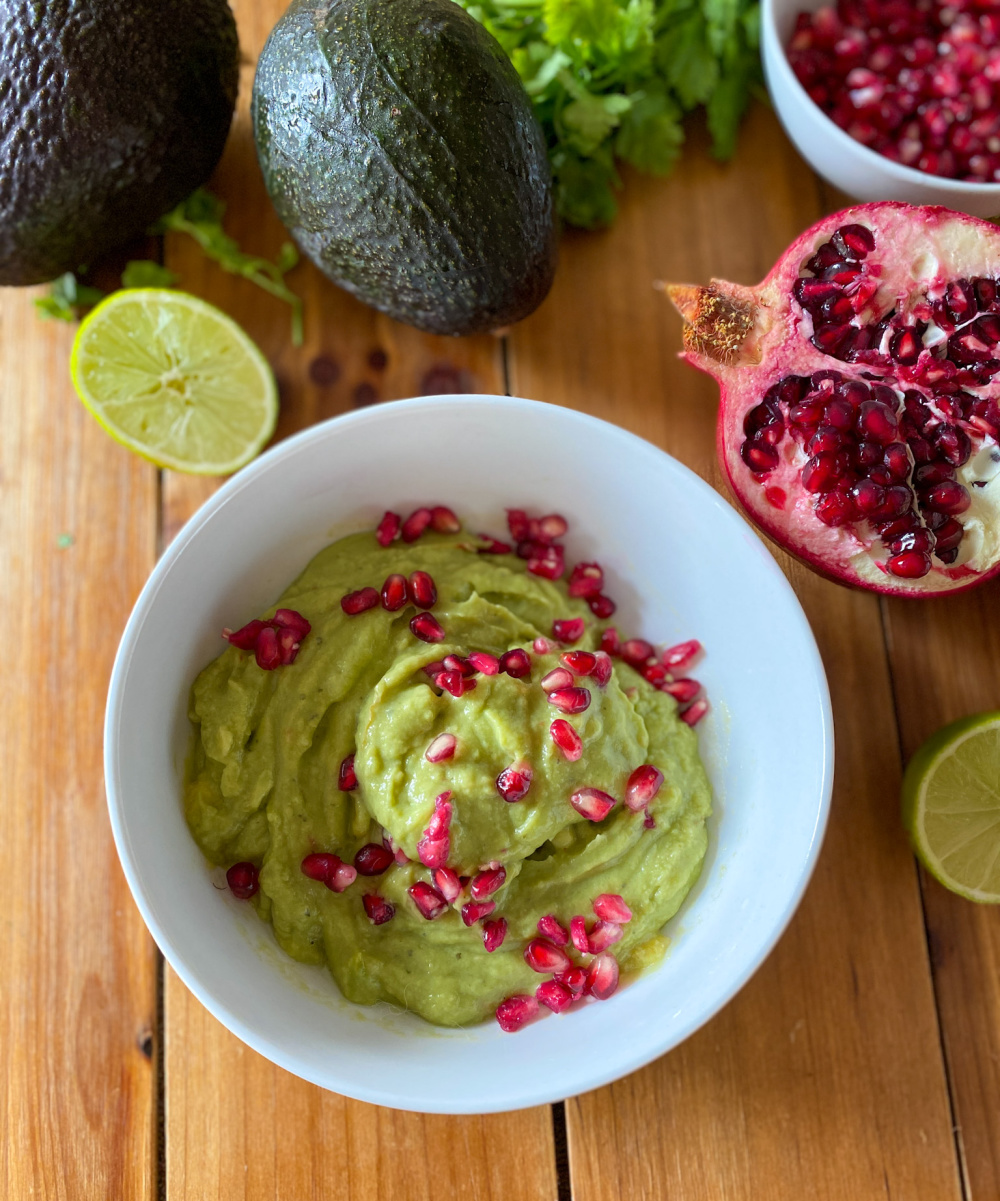 a bowl of freshly made dip