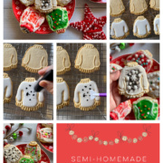 Semi-homemade Ugly Sweater Holiday Cookies Using a Cookie Kit