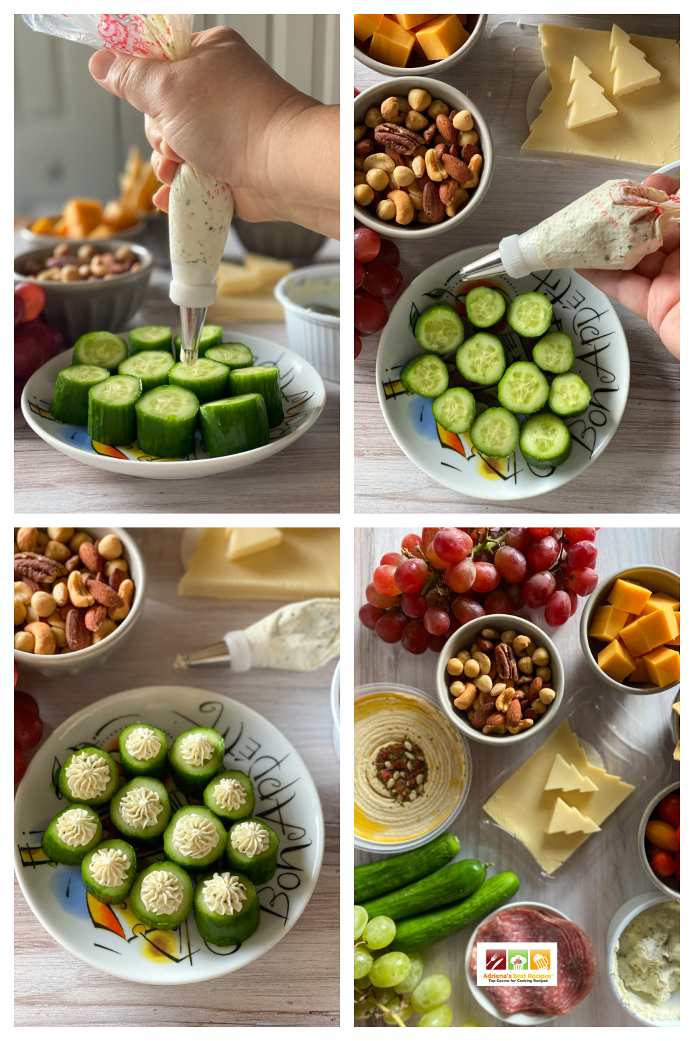 Step by step on how to make cucumber timbales ideal for small gatherings