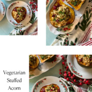 Stuffed acorn squash for the holidays