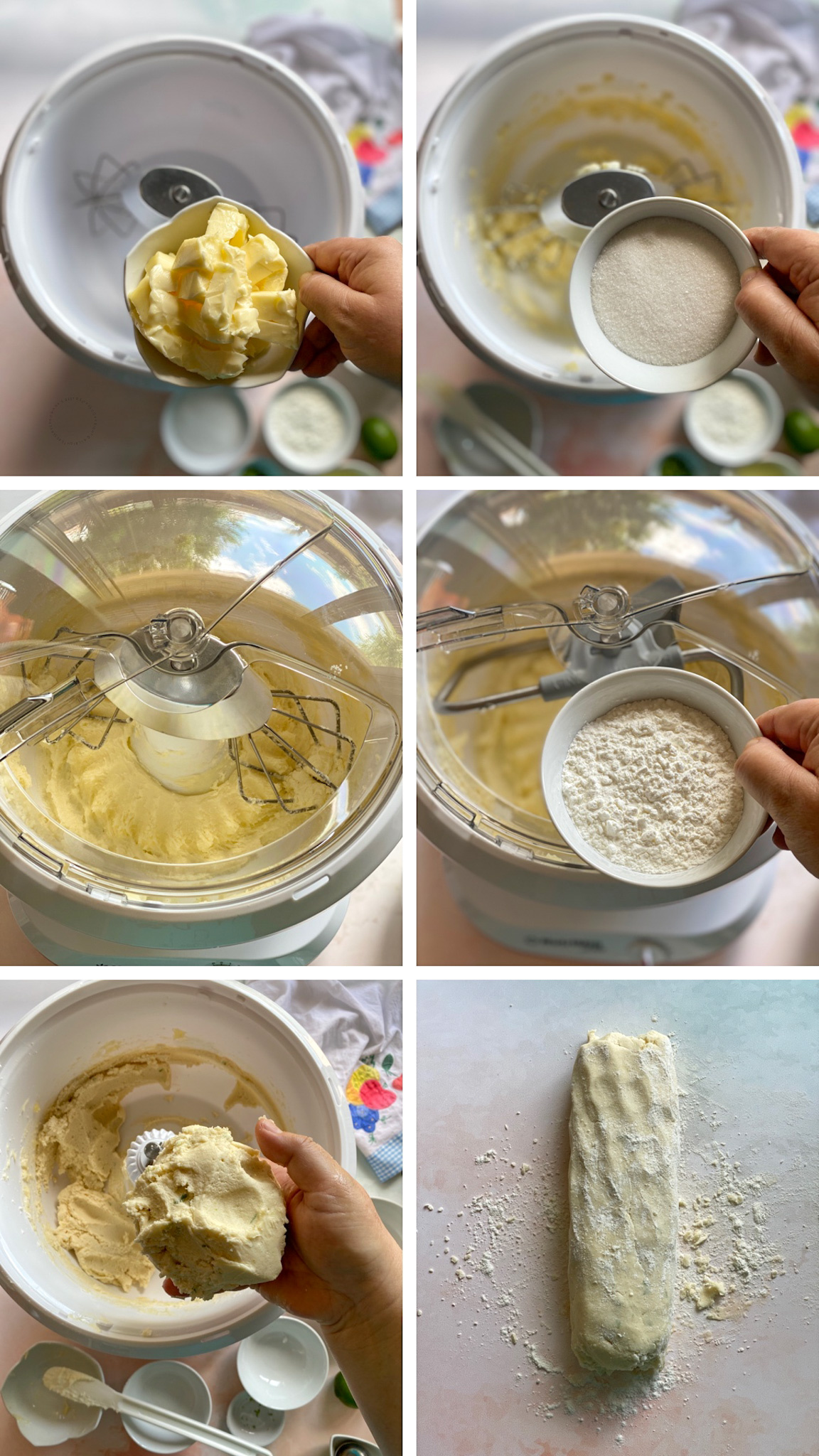 Step by step on how to make dough for sequilhos