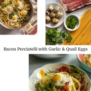 a twist on classic carbonara pasta