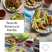 Tacos caseros de ternera