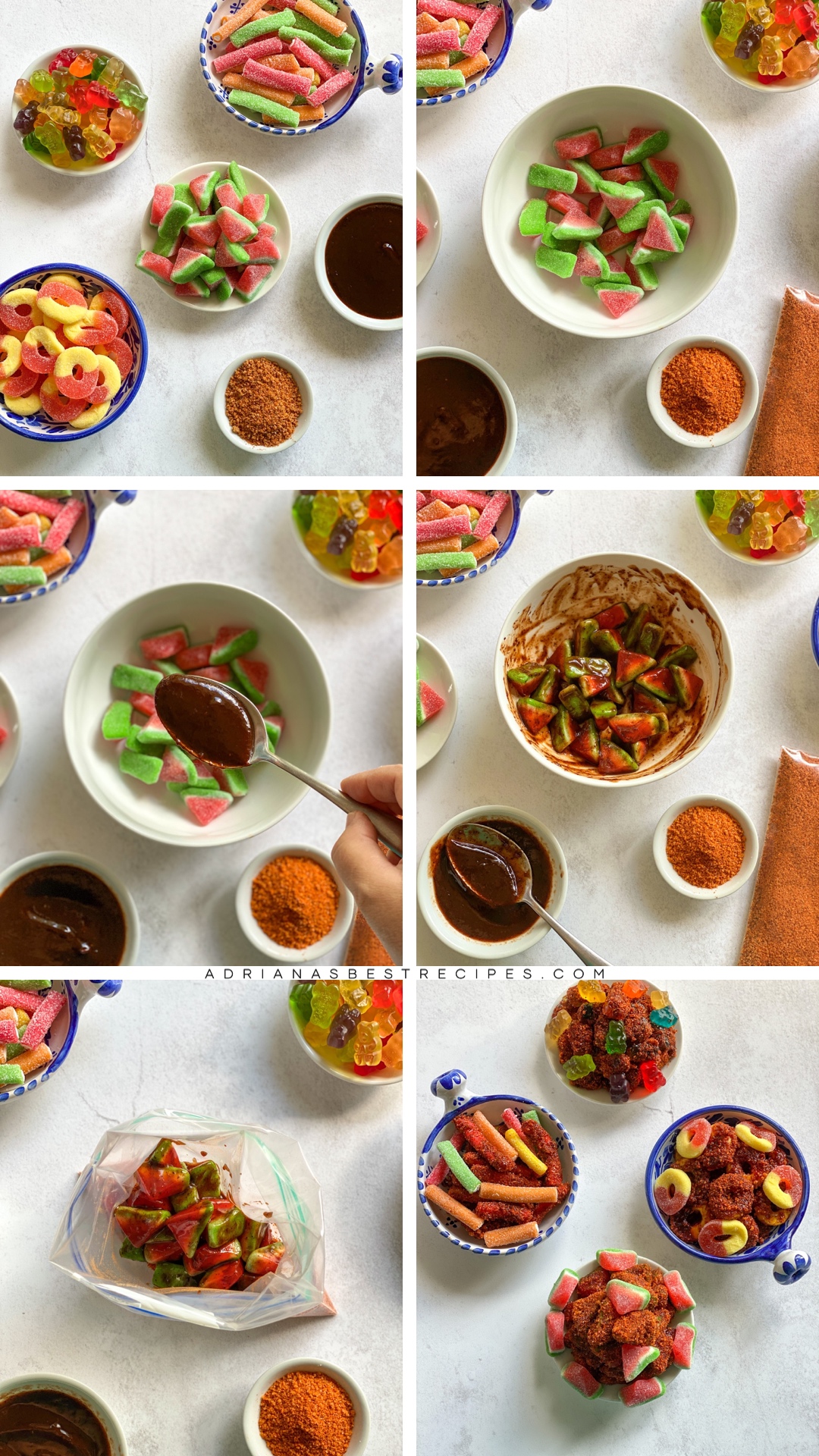 step by step on how to make the spicy gummies