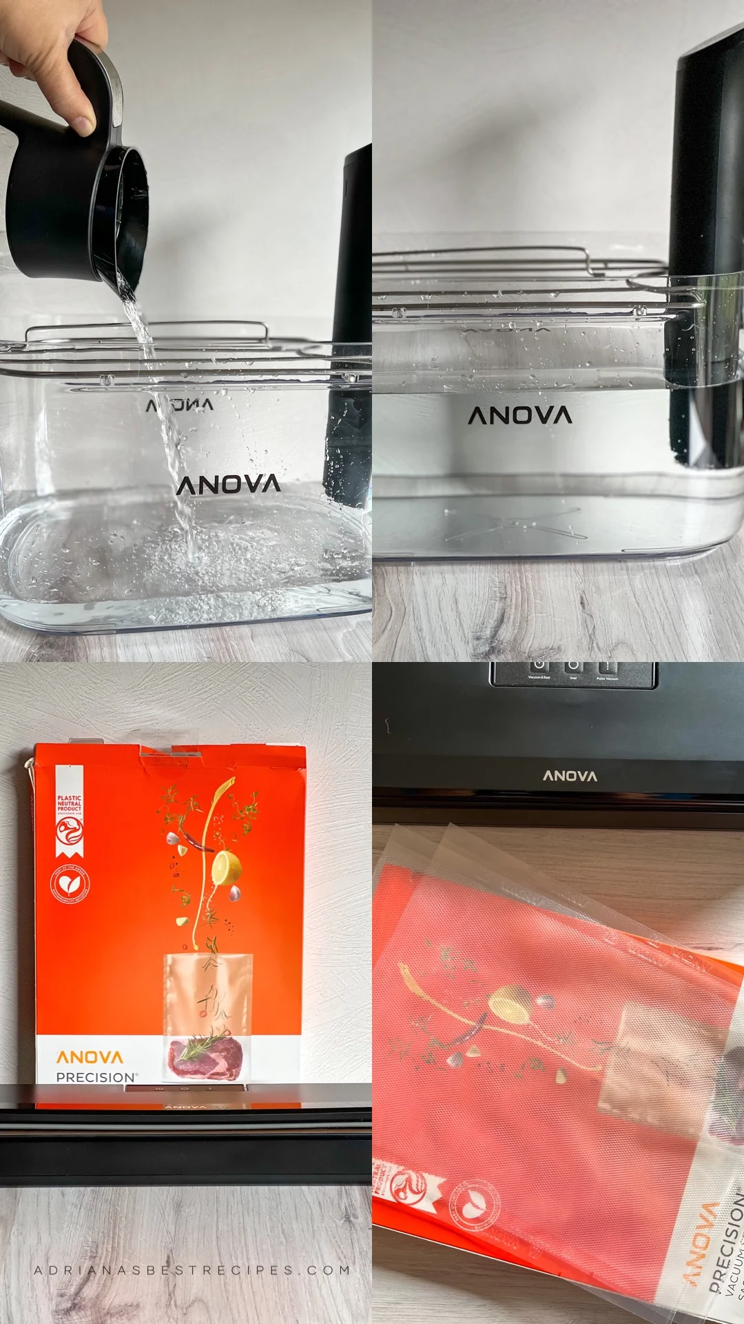 Step by step process on how to set up a precision cooker